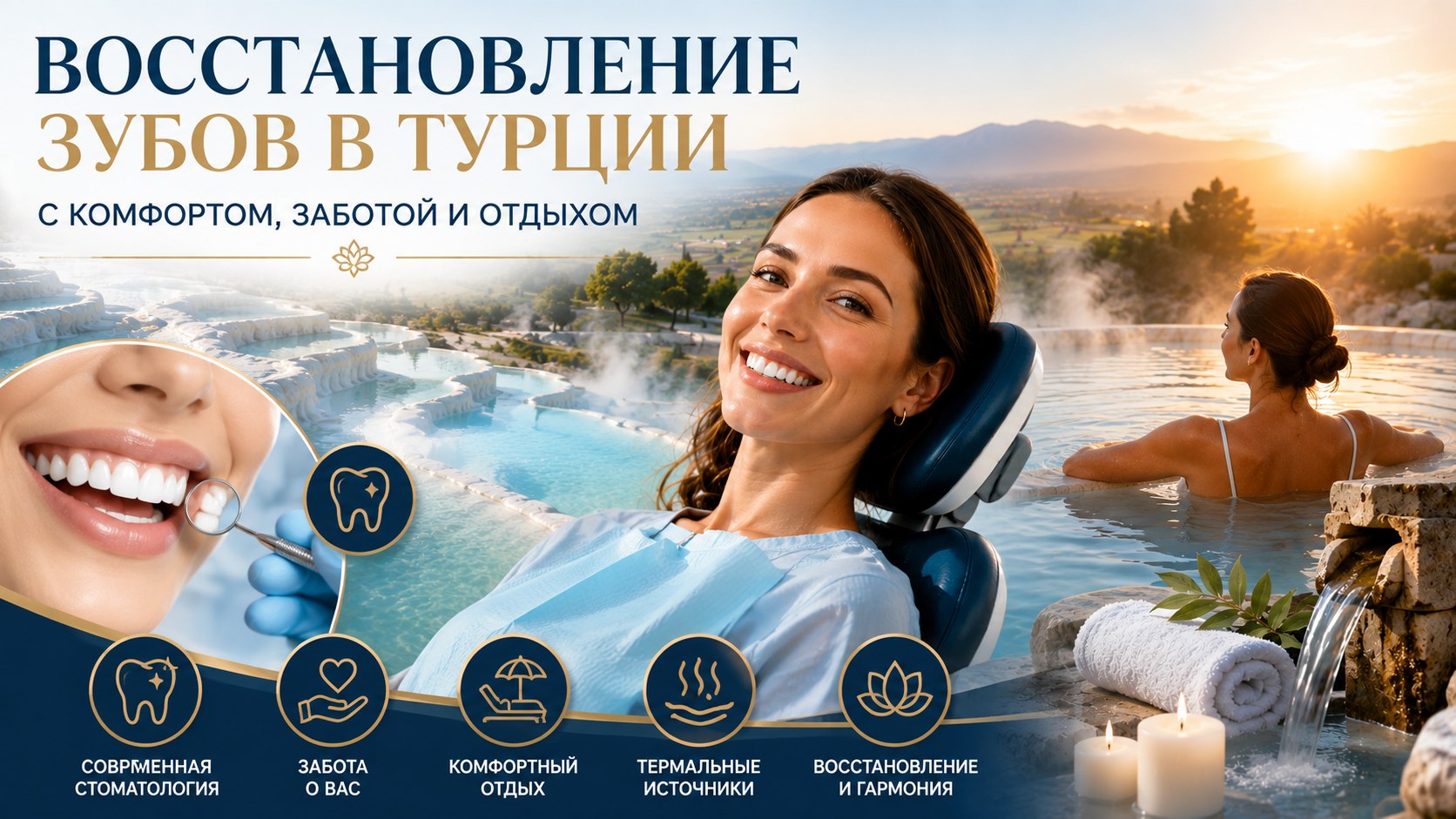 Стоматология в Турции с полным сопровождением 24/7