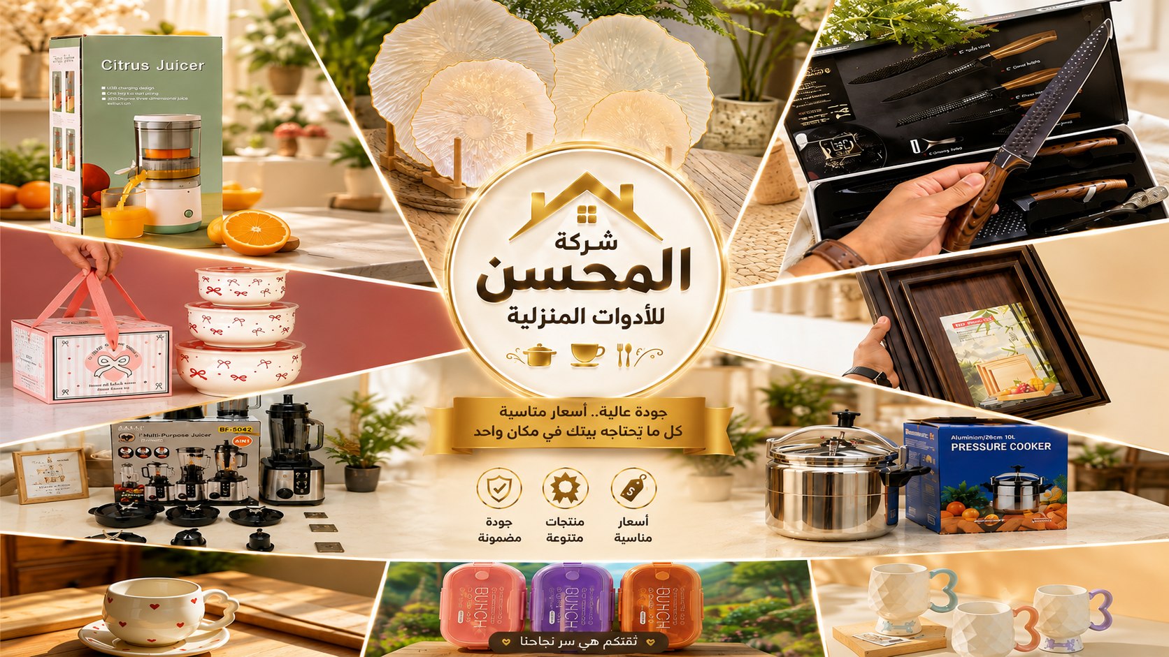 المحسن A M لإستيراد الادوات المنزليه