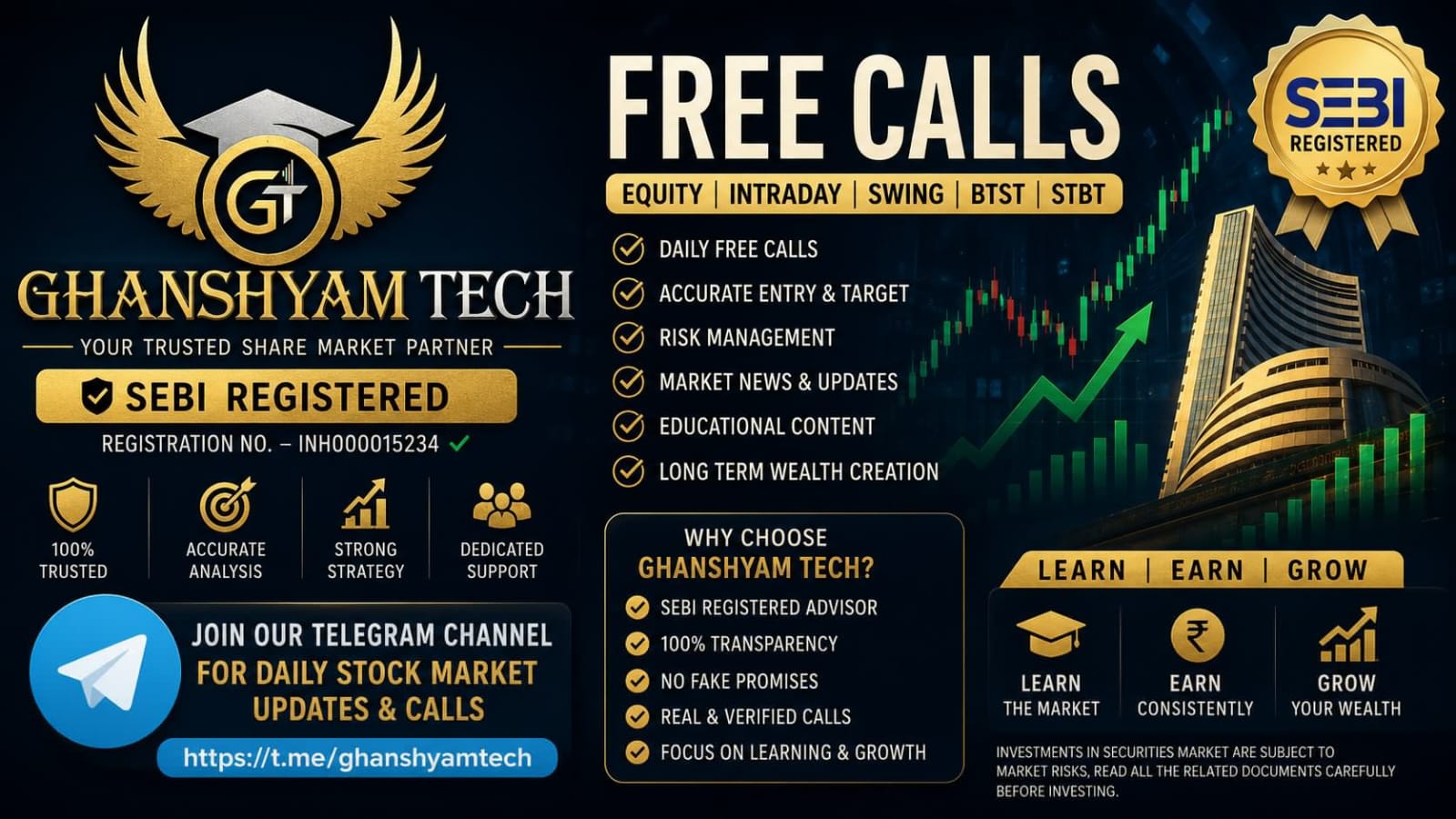 Stocks Tradefy (Professional & Educational)