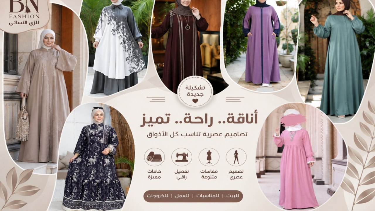 مكتب بي ان فاشون للزي النسائي