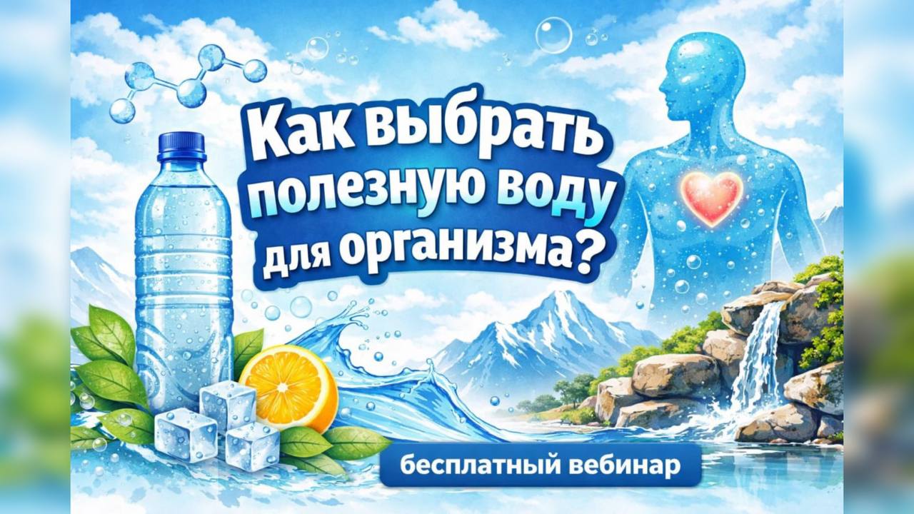 💦Секреты чистой воды. Вебинар
